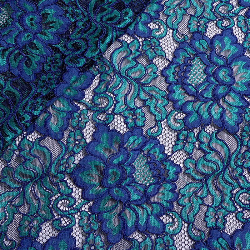 Lace Fabric Dress Nylon Warp Knit for Women's Wear Wholesale Supplier 11